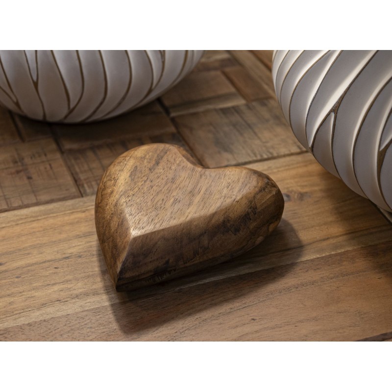 Decoración de teca Haki, Fragmento de Alma del Bosque – 16 x 14 x 4,5 cm