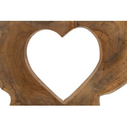 Escultura majestuosa de teca Hasi – 28 x 10 x 38 cm