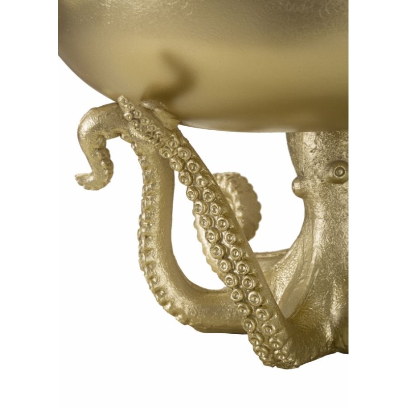 Bandeja con forma de pulpo, 30 cm de diámetro x 18 cm