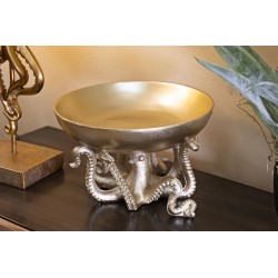 Bandeja con forma de pulpo, 30 cm de diámetro x 18 cm