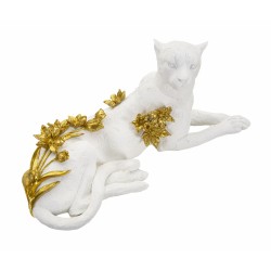 LEOPARDO BLANCO/DORADO CM 53X21.5X24