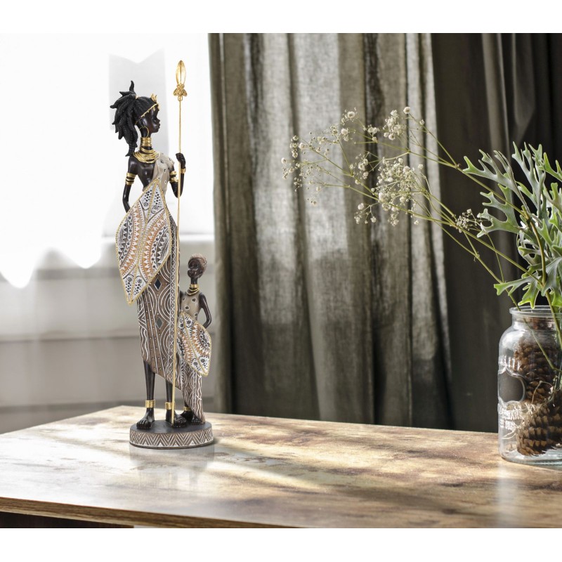 Masai tribal con hilos, 11,5 x 8,5 x 46 cm