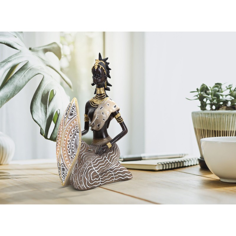 ASIENTO TRIBAL MASAI 13,5X9X24,5 CM