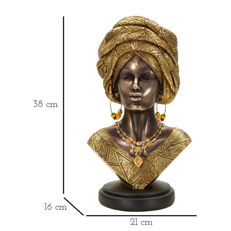 Estatua de Nairobi 21 x 16 x 38 cm