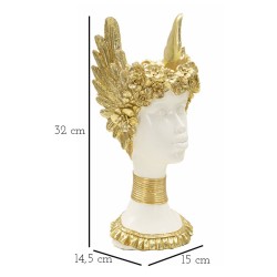 ESTATUA DE ATENEA CM 15X14.5X32
