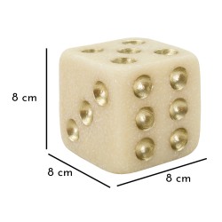 Dados de cuarzo de 8x8x8 cm
