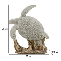 TORTUGA BRILLANTE 19X10.5X22 CM