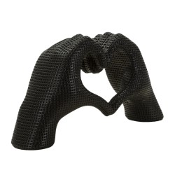 MANOS NEGRAS QUE AMAN 25X7.5X13.5 CM