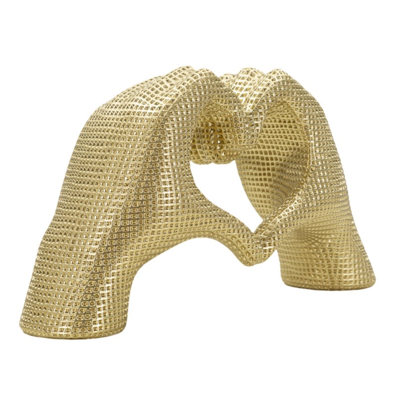 MANOS AMOROSAS DORADO CM 25X7.5X13.5