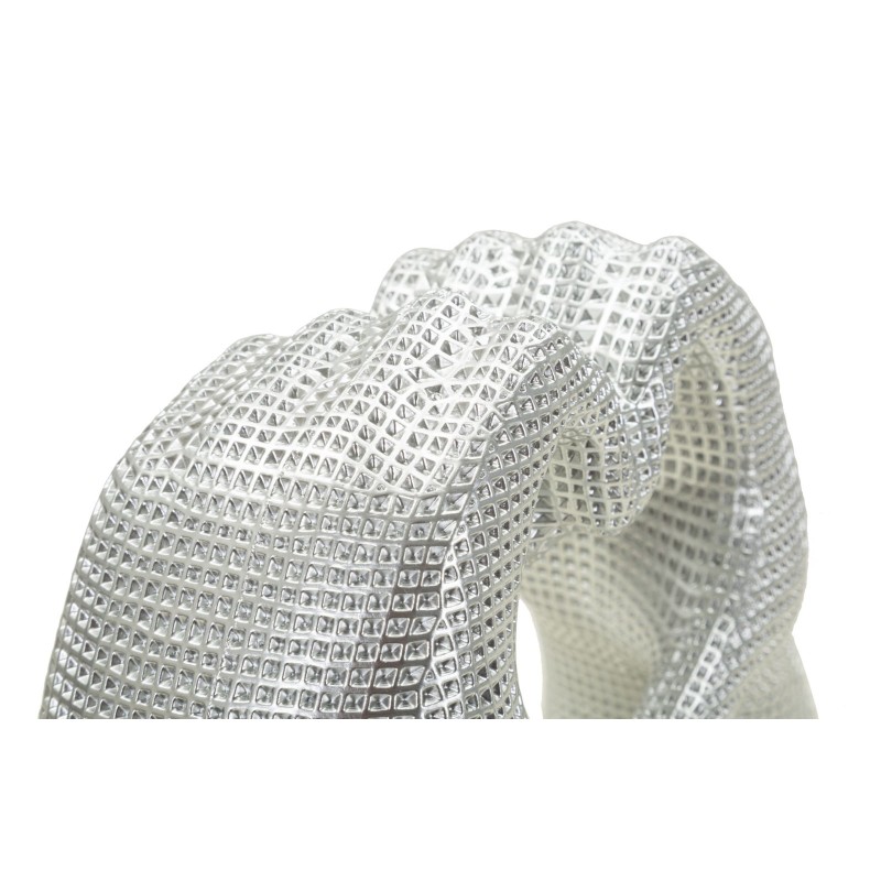 MANOS AMOROSAS DE PLATA 25X7.5X13.5 CM