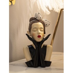 Jarrón Hollywood Woman -A- CM Ø 17X14X30.5