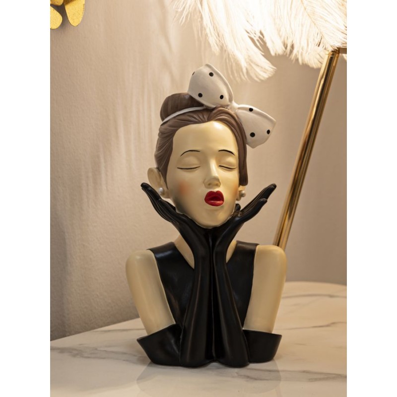 Jarrón Hollywood Woman -A- CM Ø 17X14X30.5