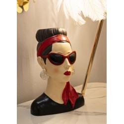 Jarrón Mujer de Hollywood -B- 21 x 16 x 27 cm