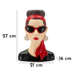 Jarrón Mujer de Hollywood -B- 21 x 16 x 27 cm
