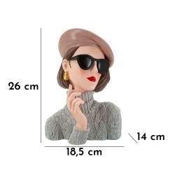 MUJER DE PARÍS-B- CM 18.5X14X26