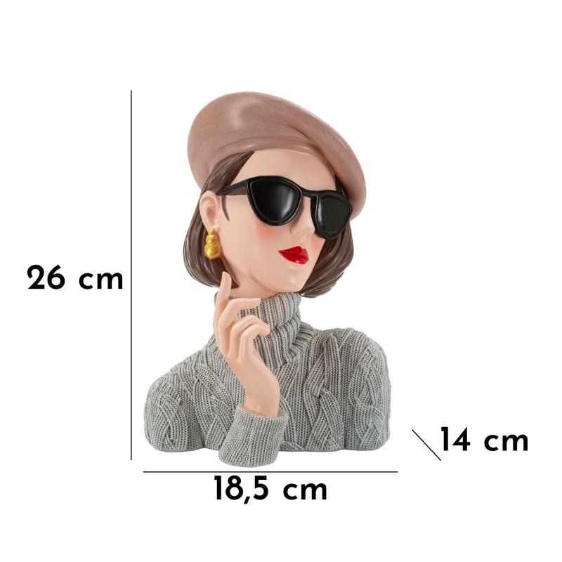 MUJER DE PARÍS-B- CM 18.5X14X26