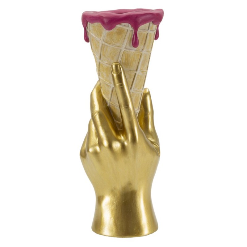 Maceta cónica de 12,5 x 11 x 31 cm