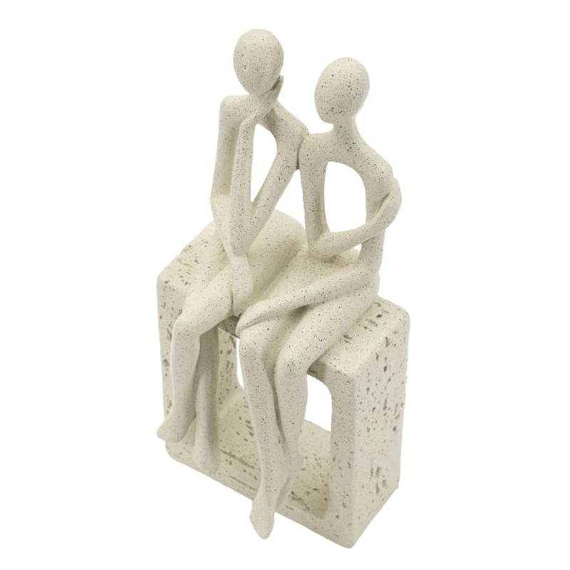 PAR DE FIGURAS DE PIEDRA 11,5X9X25 CM