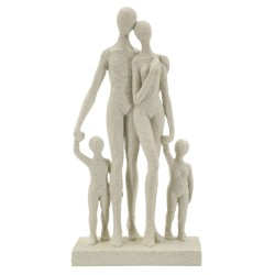 FIGURA DE LA FAMILIA STONS 16X8X30.5 CM