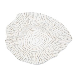 BANDEJA DECORATIVA DE POLIRESINA 37X34X6 CM