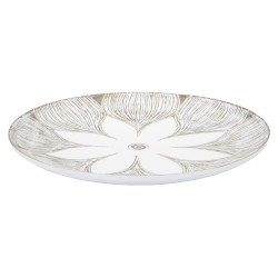 BANDEJA DECORATIVA DE POLIRESINA ATENE CM Ø 35,5X4,4