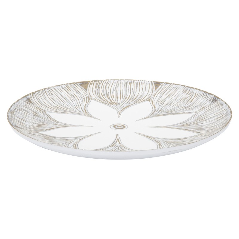 BANDEJA DECORATIVA DE POLIRESINA ATENE CM Ø 35,5X4,4