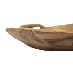 Tablero de mesa de teca Wahan, 42 x 36 x 7 cm