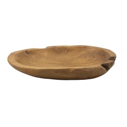 Tablero de mesa de teca Wahan, 43 x 38 x 7 cm