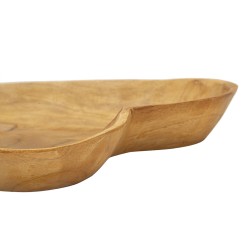 Tablero de mesa KIHA de teca, 27 x 29 x 4 cm