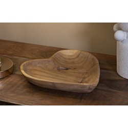 Tablero de mesa KIHA de teca, 27 x 29 x 4 cm