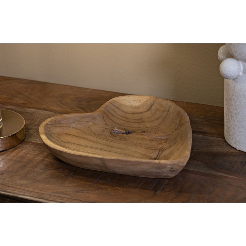 Tablero de mesa KIHA de teca, 27 x 29 x 4 cm