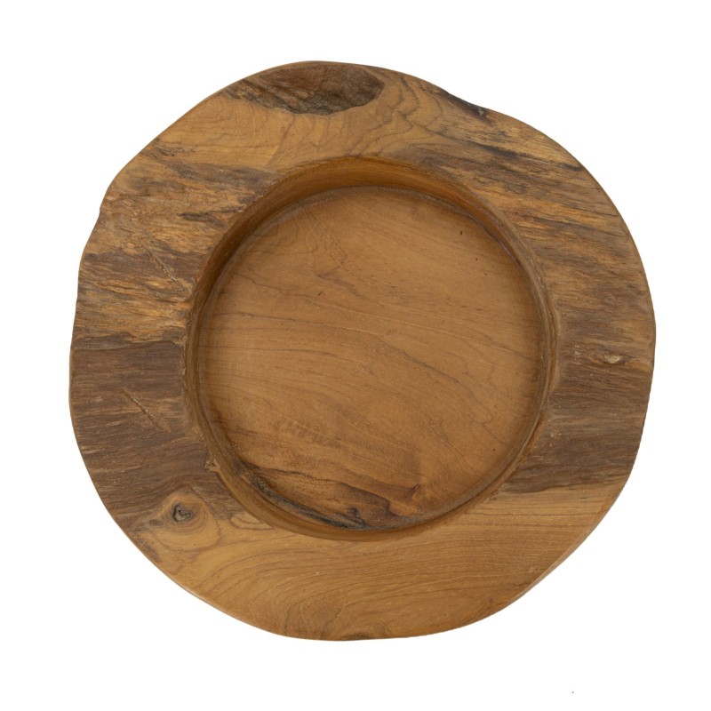 Tablero de mesa de teca Erusi, 20 x 6 cm de diámetro