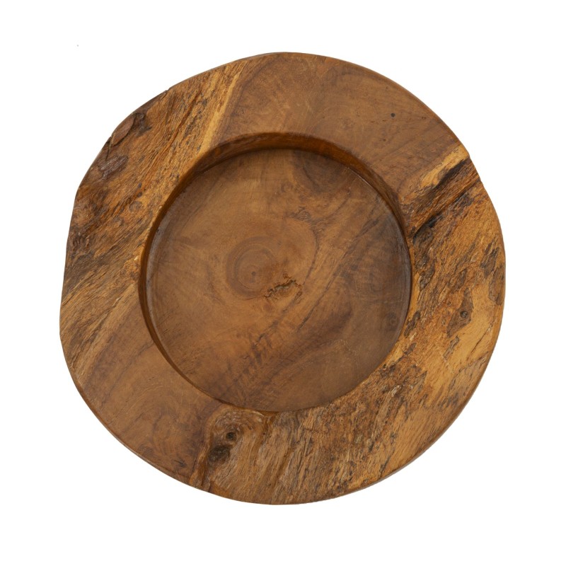 Bandeja de teca ERUSI PLUS CM Ø 21X6