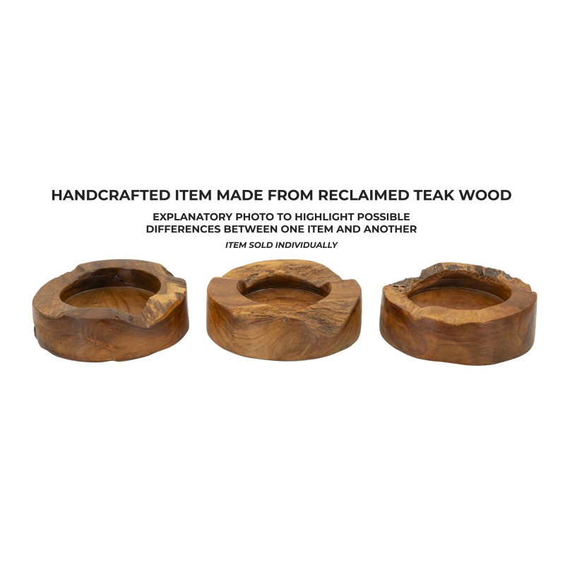 Bandeja de teca ERUSI PLUS CM Ø 21X6