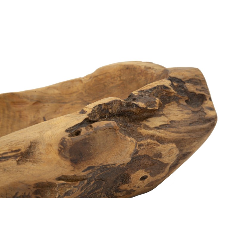 Tablero de mesa estrecho de teca 31 x 21 x 8 cm