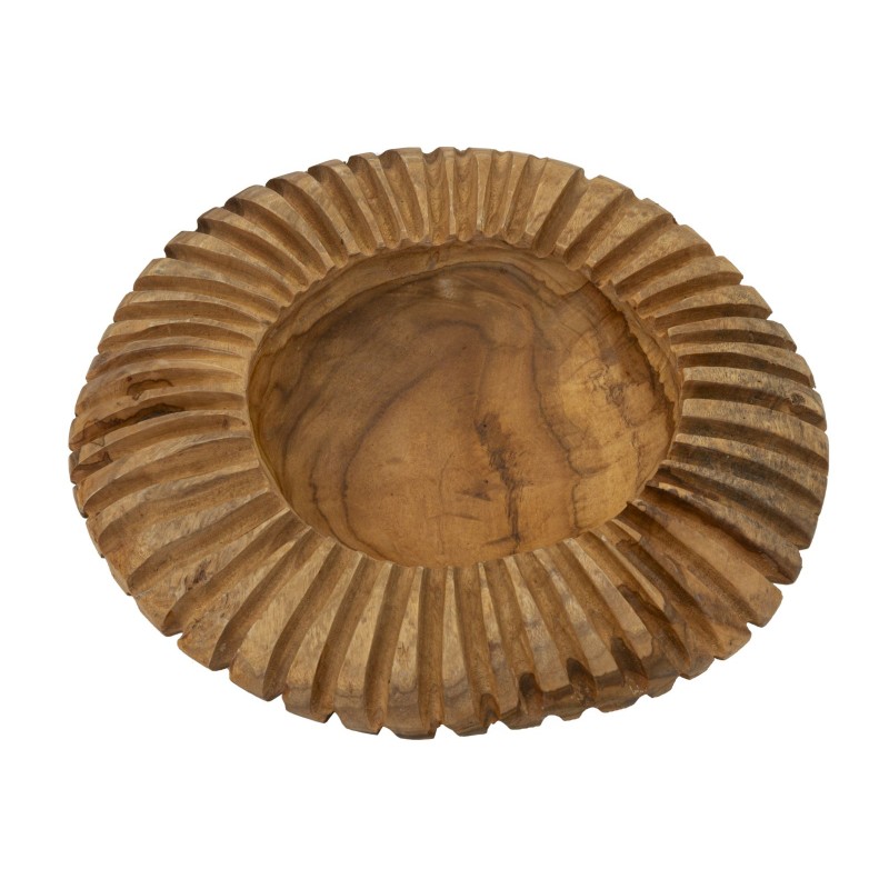 Tablero de mesa de teca GERIS CM Ø 35X7