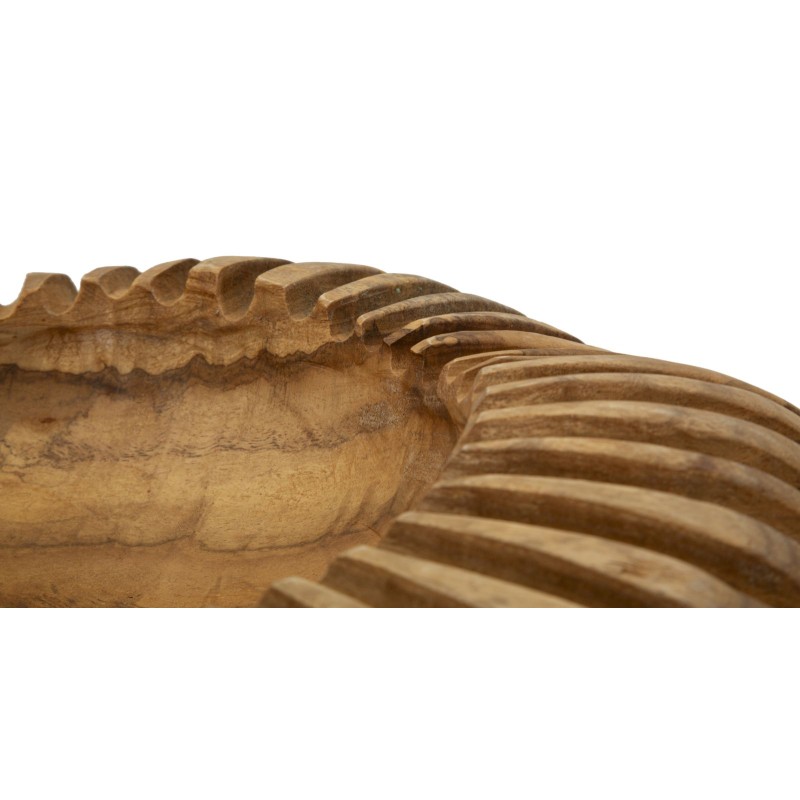 Tablero de mesa de teca GERIS CM Ø 35X7