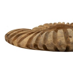 Tablero de mesa de teca GERIS CM Ø 35X7