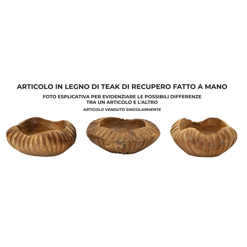 TABLERO TECA GERIS CM Ø 19X8