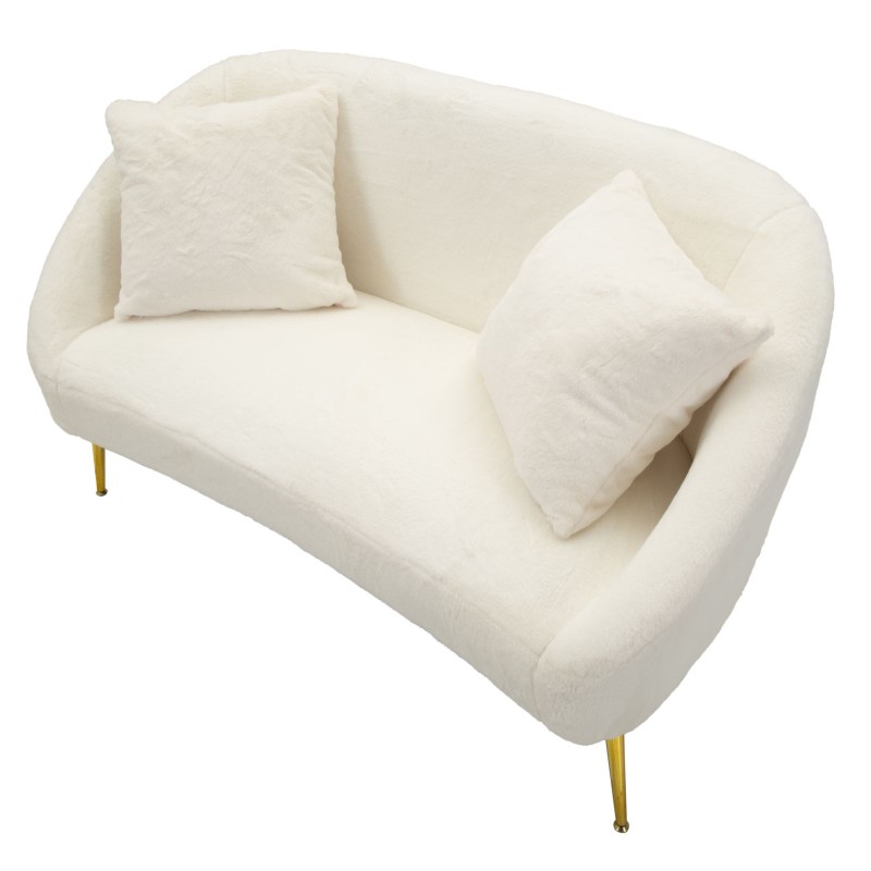 Sofá Soffy con cojines 137x69x79 cm – Comodidad envolvente y estilo de alta gama