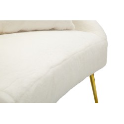 Sofá Soffy con cojines 137x69x79 cm – Comodidad envolvente y estilo de alta gama