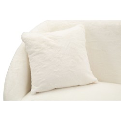 Sofá Soffy con cojines 137x69x79 cm – Comodidad envolvente y estilo de alta gama