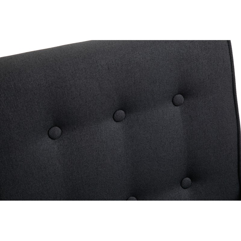 Mecedora de ensueño en tela negro