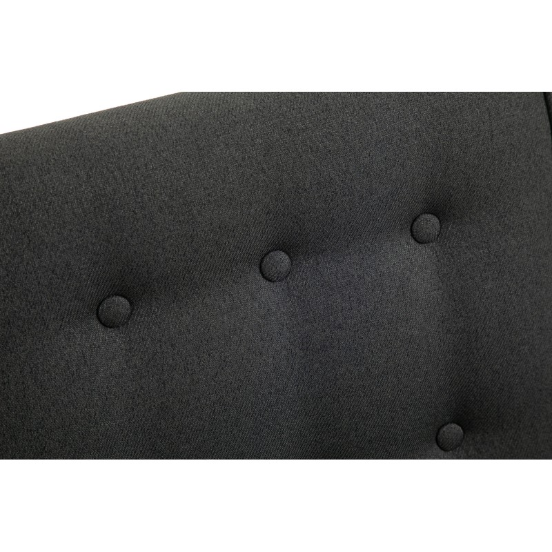 Mecedora de ensueño en tela gris oscuro