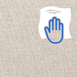 Mecedora Morelia en tela de nogal crema