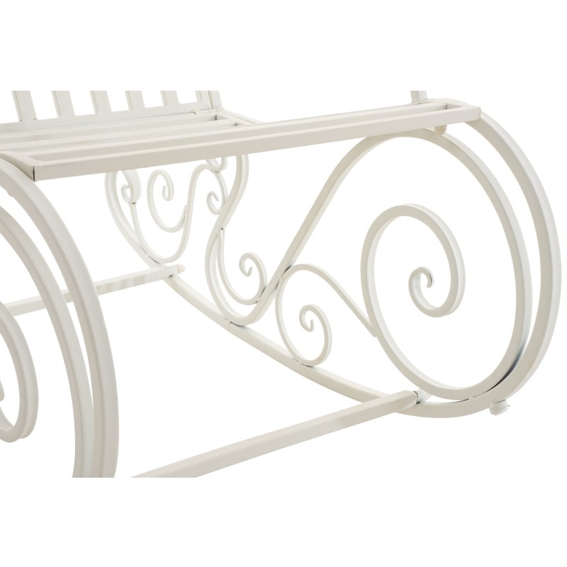 Silla mecedora Smilla blanco
