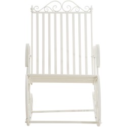 Silla mecedora Smilla blanco