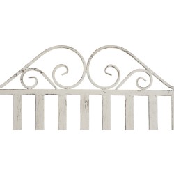 Silla mecedora Smilla blanco antiguo