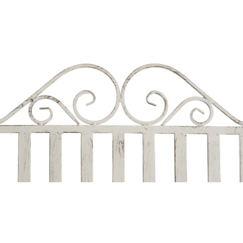 Silla mecedora Smilla blanco antiguo