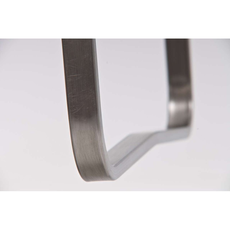 Taburete de bar Panama E en polipiel gris